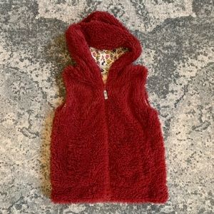 Mini Boden cozy vest size 7-8